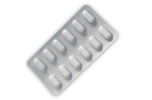 Paquete de pastillas de ciprofloxacino