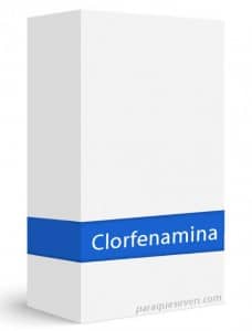 Caja de clorfenamina