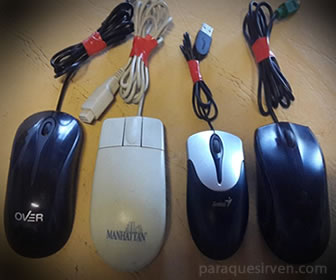 El mouse ha tenido diferentes configuraciones y conexiones.