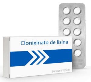 Caja y pastillas de clonixinato de lisina