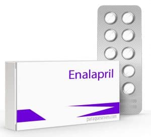 Caja de pastillas de enalapril