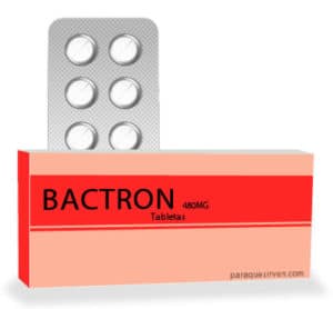Bactron, caja y pastillas